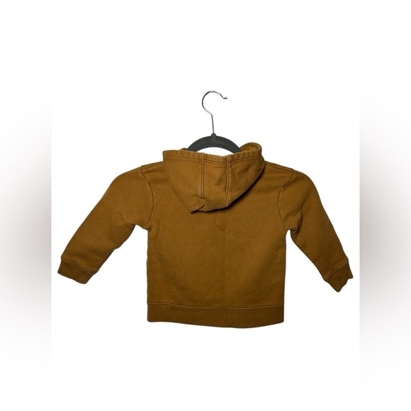 Carhartt Toddler Boys’ Brown Full Zip Hoodie Sweatshirt Sherpa Lined Size 2T - Picture 5 of 7